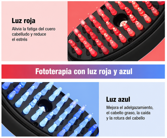 Cepillo de terapia capilar con vapor